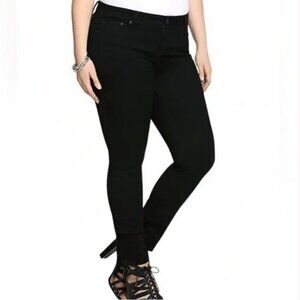 Torrid Source of Wisdom Black London Skinny Pants Size 24